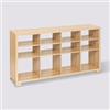 DEGHI Credenza 138x75h cm in legno effetto rovere con ripiani regolabili - Magneth
