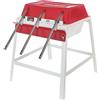 Grifo 3 attacchi - Riempitrice manuale con beccucci inox e serbatoio in plastica