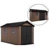 Keter Newton plus 7513/1375 - Casetta da giardino - Con porta doppia anta e finestre - 230x413x246 cm
