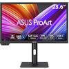 ASUS ProArt Display PA24US Monitor Professionale da 24" pollici (23,6), Fast IPS, 4K UHD (3840x2160), HDR-10 HLG, 99% Adobe RGB, 95% DCI-P3 ΔE<1, 12G-SDI, USB-C 80 W, Calman, ColourSpace, Nero