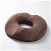 Surwin Velluto Cuscino Antidecubito Ciambella per Sedersi, Cuscino Ergonomico Sedia Ufficio Cuscino Memory Foam Sedia per Gravidanza, maternità, Emorroidi, Anziani, Guidatore (42cm,Marrone)