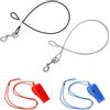 GTYHH 2 Guinzagli per Cani E 2 Fischietti, Accessori per Cani, Corda in Acciaio Resistente, Cavo di Prolunga per Guinzaglio per Cani, Guinzaglio Anti-Masticazione per Cani