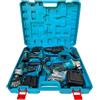 Generico Kit Utensili 4 in 1 Brushless, Trapano a Percussione, Smerigliatrice, Avvitatore a Impulsi, Tassellatore SDS-Plus, 88V, 2 Batterie, Valigetta