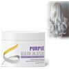 Beslibate 300ml maschera antigiallo per capelli biondi, maschera antigiallo per capelli decolorati, balsamo antigiallo viola, balsamo per capelli biondi o grigi, neutralizza il colore dei capelli, conditioner
