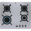 Electrolux KGU643723Z - Piano cottura 4 fuochi gas, 60x53 cm, colore Inox