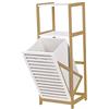 MAURY'S IL NUMERO UNO DEL RISPARMIO MAURY'S MOBILE PORTA BIANCHERIA IN LEGNO 36 X 33 X H98 CM BIANCO