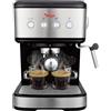 Sirge LUSSY Macchina per Caffè Espresso, Cappuccino e BEVANDE CALDE utilizza caffè in polvere e/o Cialde Potenza 1100 Watt. POMPA ITALIANA da 15bar con 3 filtri in dotazione