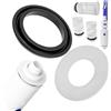 Your Day Mate Set di guarnizioni per lavello e campana di sollevamento, 2 pz, ricambio per art. 240.282.00. 240.282.00.1, 890.615, 816.418.00.1, 818.109, compatibile con le cassette GEBERIT