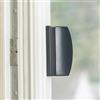 Your Day Mate Maniglia per porta, grigio RAL 7016, plastica ASA, per porta finestra, porta balcone, porta scorrevole, interasse fori fino a 70 mm, altezza 25 mm, maniglia per infissi in plastica, legno, alluminio