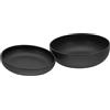Creatable, Serie Uno Black 30001 - Set da insalata, 2 pezzi