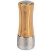 Peugeot - Madras u'Select - Macinasale manuale - Macinasale regolabile - Acciaio inossidabile e legno d'ulivo, naturale, 16 cm