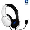 PDP Cuffie Stereo LVL40 per Playstation 4 & 5, Bianco