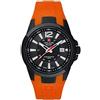 swiss alpine military by Grovana 7058.1879 - Orologio da uomo, 10 ATM, colore: Arancione, Sportivo