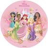 Dekora, Disco in Ostia Commestibile Principesse Disney, Decorazione per Torte di Compleanno, Decorazioni per Dolci Rotonda 20 CM