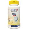 LongLife® MSM Plus | MSM con vitamina C, biotina e zinco | Integratore capelli, unghie, pelle | 1000mg OptiMSM® per tavoletta | Alto dosaggio | Fino a 2 mesi di trattamento | Senza glutine e vegan