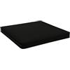 POKAR Cuscini per Divano Cuscini Sedie Cuscini di Seduta Cuscino Lounge da Esterno per mobili e Arredamento da Giardino 40x40x5 cm, Nero