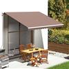 Annlera Tenda Da Sole 400x300 cm Tende Solari Da Balcone Tende Estensibili Da Esterno Tenda Parasole Tenda Da Sole Autoportante Tenda Da Sole A Bracci Marrone