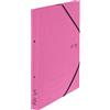 Leitz 30120022 - Raccoglitore ad anelli, formato A4, con 2 anelli e chiusura con elastico, larghezza dorso 25 mm, per 140 fogli, meccanismo ad anelli, per scuola, studio e casa, 5 pezzi, colore: Rosa