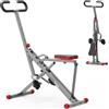 PASYOU Row-N-Ride Trainer per squat assistito per allenamento di glutei e gambe, vogatore pieghevole, macchina per squat per addominali, addominali, braccia, gambe, schiena,Carico fino a 122 kg
