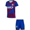 FC Barcelona Completo Calcio Maglia Pantaloncini Barça Bambino Ragazzo - Collezione Ufficiale FC Barcelona - 8 anni