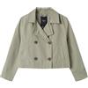 Name it kids Nkfmadelin Trench Coat Short, Ombra, Numeric_122 Bambine e Ragazze