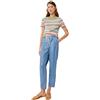Springfield Pantaloni Jeans, Blu Medio, 40 Donna