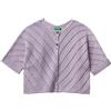 United Colors of Benetton Giacca M/L 139GC500E Maglione Cardigan, Glicine 26G, KL Bambina