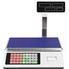 AntDau71® Bilancia Digitale 50kg con Scontrino - Display LCD su Braccio, Somma e TARA, Batteria Ricaricabile, Ideale per Negozi, Mercati, Banchi Alimentari - CW869