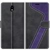 MOBESV Custodia per Samsung Galaxy J5 2017, Cover a Libro Magnetica Custodia in Pelle per Samsung Galaxy J5 2017, Nero/Viola