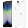 oakxco Custodia per iPhone SE 2022/2020/7/8, trasparente, trasparente, trasparente, trasparente, anti-impronte, in plastica rigida smerigliata e paraurti in morbido silicone, cover sottile e liscia