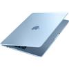 MOSISO Custodia Compatibile con MacBook Air 13 Cover M5 M4 M3 M2 2026-2022,Case Ultra Sottile,Precision Color & Anti-Impronta per MacBook Air 13,6 Cover A3449 A3240 A3113 A2681, Celeste Chiaro