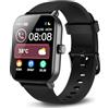 Yoever Orologio Smartwatch Uomo con Chiamate Bluetooth e Alexa, 1.8'' Smartwatch Uomo SpO2/Frequenza Cardiaca/Sonno, Contacalorie/Passi/Distanza, 100 Modalità Sport, IP68 Regalo da Uomo per Android iOS