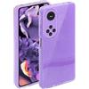 ATISIJIE Cover Glitter per Honor 50 / Huawei nova 9,Custodia Brillantini per Paraurti Protettiva Antiurto Carino Scintillante con Donne e Ragazze per Honor 50 / Huawei nova 9 Viola