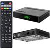 xeeYouvision Decoder Digitale Terrestre 2025 2026, Invisibile H265 HEVC Main10 Decoder DVB-T2 Decodifica Fino a Full HD 1080P, Ricevitori con RJ45 USB PVR Registratore Lettore Multimediale Telecomando 2in1 LCN 12V