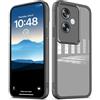PanXCase Cover Trasparente per Oppo A79 5G - Custodia Clear con Lens Protector Ultra Sottile Morbida Antiurto con Protezione Fotocamera (Nero)