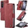 SeNool Custodia per Samsung Galaxy Z Fold 5 5G, Pelle PU Case Slot Carte Funzione Supporto Chiusura Magnetica, Flip Custodia per Samsung Galaxy Z Fold 5 5G - Rosso
