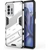 EASSGU Custodia per Xiaomi MI 11T / Xiaomi MI 11T Pro (6.67 Inches), con Cover Protettiva in Armor Silicone Antiurto per PC Kickstand - Dargento