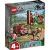 LEGO 76939 Jurassic World La Fuga del Dinosauro Stygimoloch, Dino Giocattoli, Giochi per Bambini di 4 Anni con Minifigures e Casa sull'Albero