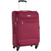 ALISTAIR Breeze - Valigia taglia media 67 cm - tela morbida - marca francese - garanzia 2 anni, rosso bordeaux, L, Valigia in tela, leggera e resistente