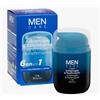 Deliplus Crema viso antirughe e rassodante Men care Deliplus acido ialuronico e Matrixyl 6 in 1 [Flacone 50 ml]