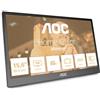 Aoc Monitor 15,6" ( IPS 1920x1080 FULL HD 60Hz ) PORTABLE Black 16T3EA