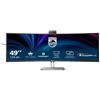 Philips Monitor 49" 2K 1440p 6000 SERIES Ultrawide Curved Black e Silver