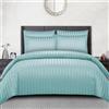 Pamposh Set copripiumino singolo in raso, set di biancheria da letto con copripiumino di prima qualità alberghiera, biancheria da letto in microfibra morbidissima e ipoallergenica