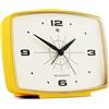 Newgate® Brooklyn sveglia | Design rettangolare retrò | Giallo agrumato | Ideale per comodino, scrivania, mensola e camino | Accessorio retrò da letto e ufficio di metà secolo