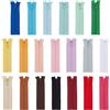 FINGERINSPIRE 20 Pz 9cm di Lunghezza Super Tiny Zippers Micro Mini Zippers Piccole Cerniere Colorate in Nylon, 20 Colori Mini Vestiti per Bambole Cerniere per Progetti di Cucito Fai da Te per Adulti