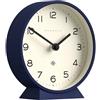 Newgate® M Orologio da scrivania Mantel Echo | Design moderno a tondo | Blu navy | Numeri facili da leggere | Stile contemporaneo per scrivania, tavolo, mensola o comodino