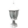 Generico UNIVERSO LAMPADA LANTERNA FARETTO DA TERRA APPLIQUE DA GIARDINO E27 DA ESTERNO IP45 BIANCO