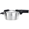 Fissler Vitavit Premium - Pentola a pressione, capienza 3,5 l, diametro 22 cm, in acciaio inox, 2 livelli di cottura, incluso inserto, adatta a fornelli a induzione