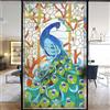 Lumanduo Finestre Film Privacy Vetro Colorato Adesivi per Finestre Statico Aggancio Decorativo Smerigliato Pellicola per Finestre UV Bloccaggio Tenui Colori Coperture Finestre (U, 60 x 120 cm x H)
