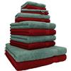 Betz set di 1 asciugamani Premium 100% cotone 2 teli doccia 4 asciugamani 2 asciugamani per ospiti 2 guanti da bagno 2 lavette
